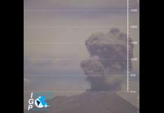 Volcán Ubinas: explosión con emisión de ceniza se registró este jueves | VIDEO