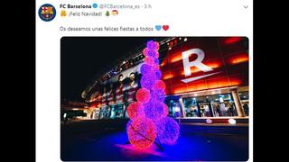 Barcelona, PSG y el mensaje de los principales clubes del mundo por Navidad | FOTOS