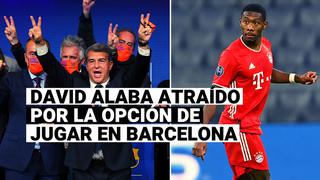 David Alaba atraído por la opción de jugar en Barcelona con la llegada de Laporta a la presidencia