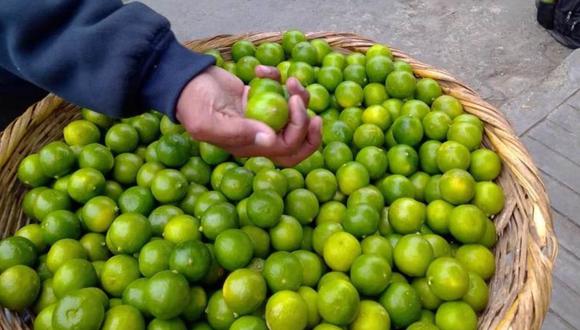 En el Gran Mercado Mayorista de Lima, el limón en bolsa se ofrece a S/ 10.78 el kilo. Foto: GEC/referencial