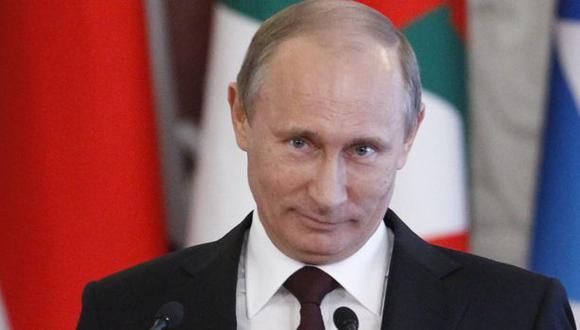 El presidente de Rusia, Vladimir Putin, afirm&oacute; que su objetivo es el Estado Isl&aacute;mico. (Foto: Reuters)