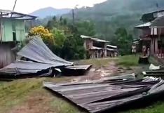 San Martín: lluvias torrenciales dejan un fallecido y 13 viviendas destrozadas