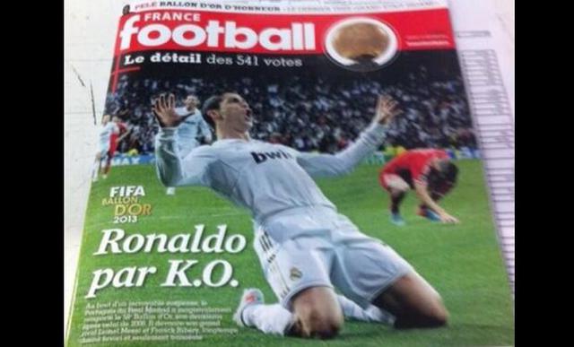 “CR7 ganó por K.O.”, la polémica portada de France Football - 1