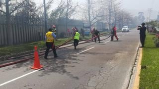 La Molina: incendio afectó zona de cultivo de la universidad Agraria