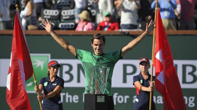 Federer se consagró otra vez en Indian Wells: fotos de la final - 13