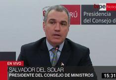 Del Solar: "Pedido de Jorge Del Castillo busca distraer a la opinión pública"