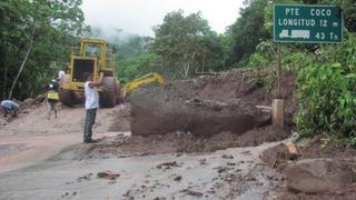 Tránsito en vía Tingo María – Huánuco sigue restringido