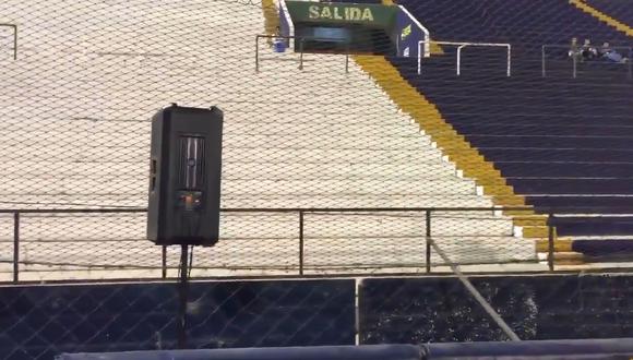 Alianza Lima se convirtió noticia en medio argentino por usar parlantes en Matute. (Foto: Captura)