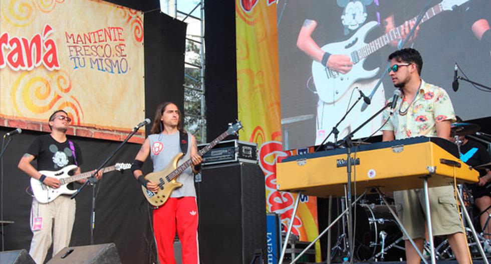 La banda peruana Niño Lunar ofreció un variado repertorio en el Pop Corn Festival 2015. (Foto: Peru.com)
