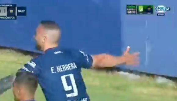 Emanuel Herrera puso el gol de la victoria para Celaya en México. (Foto: Captura Fox Sports 2)
