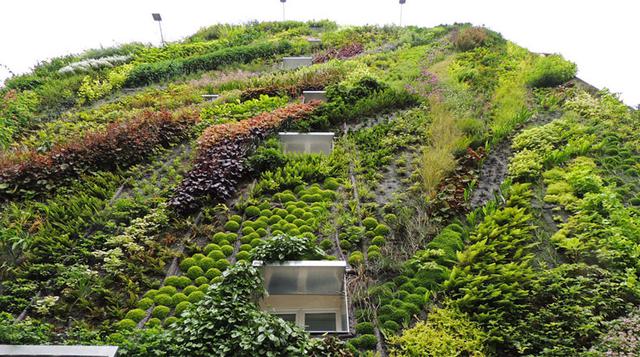 Mira este maravilloso jardín vertical en Francia - 1
