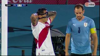 Lapadula tuvo el primero: así fue su definición de cabeza en el Perú vs. Uruguay | VIDEO