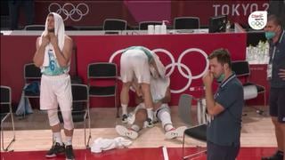 Totalmente derrumbado: Luka Doncic tuvo que ser consolado tras perder la medalla de bronce en Tokio 2020 | VIDEO