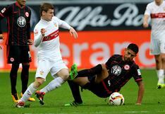 Carlos Zambrano fue expulsado en la derrota del Eintracht Frankfurt (VIDEO)
