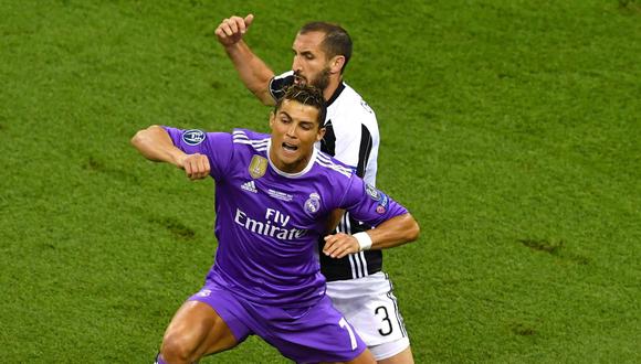 Real Madrid vs. Juventus: Chiellini elogió a Cristiano y Sergio Ramos. (Foto: AFP)