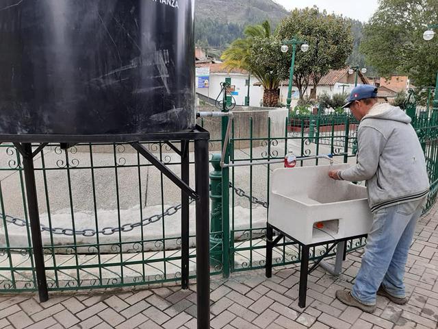 Coronavirus en Perú: adoptan medidas de prevención para evitar el contagio en Áncash. (Foto: Cortesía Reporte Konchucos)