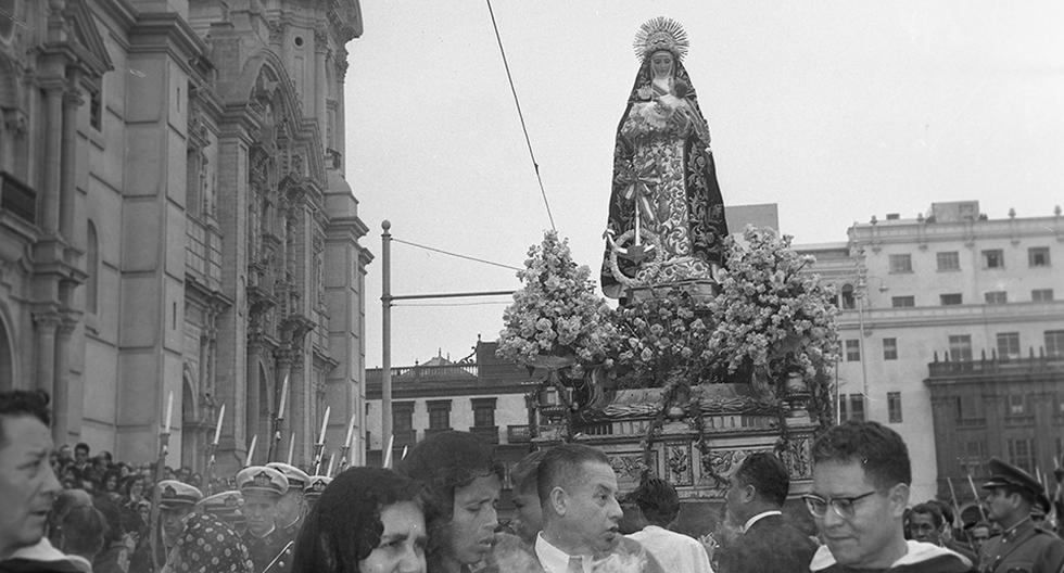 El 30 de agosto de 1960, se inauguró el primer templo parroquial de la capital en honor a Santa Rosa de Lima en Lince. También se estrenó el puente que lleva el nombre de la santa limeña. (Foto: GEC Archivo Histórico)