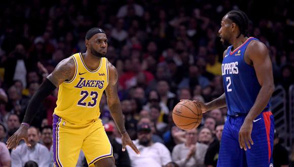 Los Lakers buscarán su primer triunfo frente a los Clippers en la presente temporada | Foto: AFP