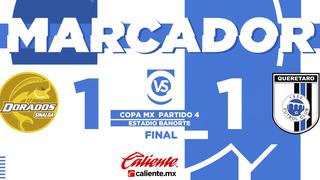 Dorados igualó 1-1 frente a Querétaro y clasificó a la siguiente ronda de la Copa MX