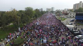 #NiUnaMenos: así se desarrolló la marcha en Lima [FOTOS]