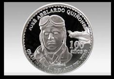 Mira la nueva moneda en homenaje al capitán FAP José Abelardo Quiñones