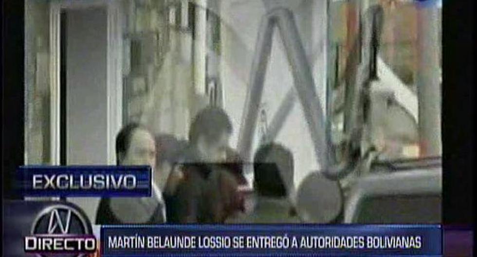 Martín Belaunde Lossio fue detenido este martes 20 en Bolivia. (Foto: Captura de Canal N)