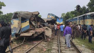 Bangladesh: al menos 16 muertos y 58 heridos en colisión de trenes