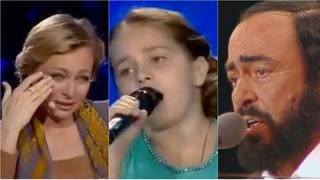 Niña italiana sorprende cantando como Luciano Pavarotti y genera furor en redes | VIDEO