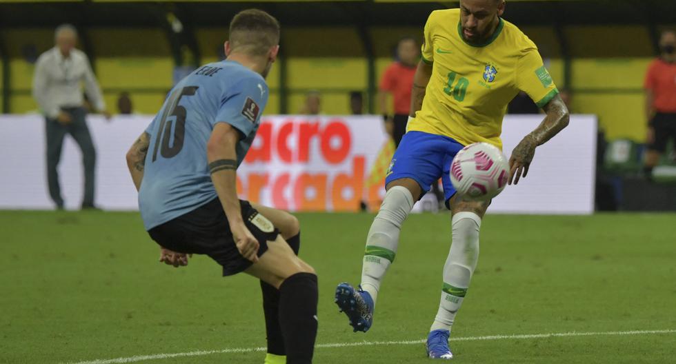 Uruguay vs. Brasil por Eliminatorias 2026. (Foto: AFP)