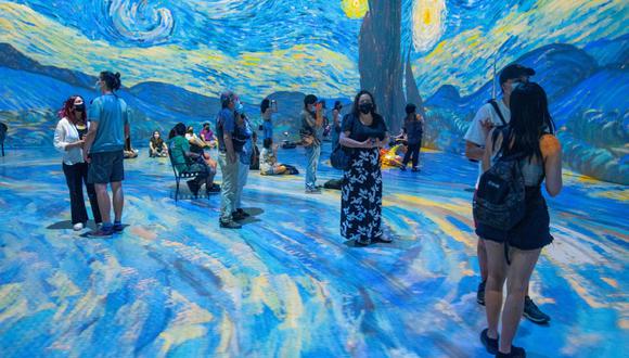 La muestra "Beyond Van Gogh Perú" es una experiencia inmersiva que permitirá literalmente al espectador adentrarse en obras como "La noche estrellada"