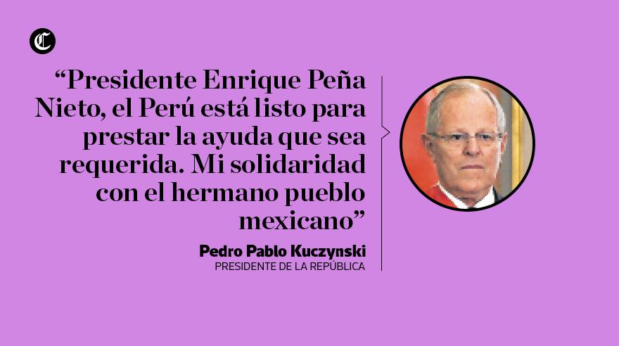 Así enviaron su solidaridad y mensajes de apoyo a través de internet los políticos peruanos ante el terremoto en México. (Composición: El Comercio)