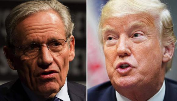 La Casa Blanca dijo que las historias del libro de Bob Woodward sobre Donald Trump eran inventadas.