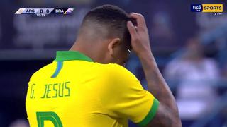 Argentina vs. Brasil: ¡Qué hiciste Gabriel Jesús! El horrible penal ejecutado por el delantero en el amistoso [VIDEO]