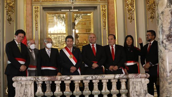 Pedro Castillo al final decidió seguir con Aníbal Torres en el Gabinete. No le aceptó la renuncia (Foto: César Bueno/El Comercio)