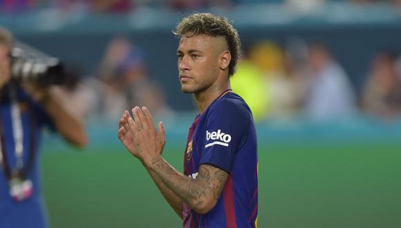 Neymar se despidió esta mañana de sus compañeros del Barcelona y tiene todo listo para fichar por el PSG. (Foto: AFP)