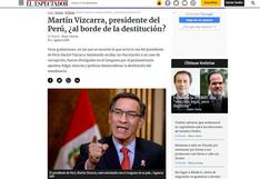 Así informó la prensa internacional la crisis en Perú por audios que comprometen al presidente Martín Vizcarra
