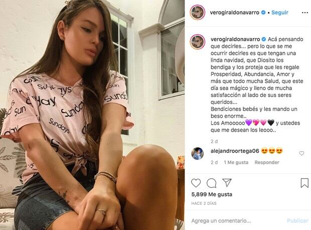 Verónica Giraldo, la hermana de Karol G  (Foto: Instagram)