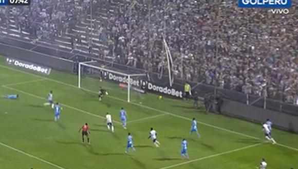Alianza Lima vs Binacional: la increíble ocasión de gol errada por Aldair Rodríguez | Foto: captura