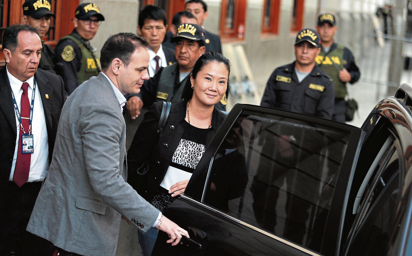 La lideresa de Fuerza Popular, Keiko Fujimori, es investigada por el equipo especial Lava Jato por presunto lavado de activos y otros delitos. (Foto: Hugo Pérez| Archivo El Comercio)

