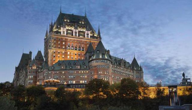 Fairmont Le Chateau Frontenac, Canadá. Este fascinante castillo se encuentra en el centro histórico de Quebec. Entre otros servicios, ofrece unas cómodas y lujosas habitaciones de estilo europeo. (Foto: Difusión)