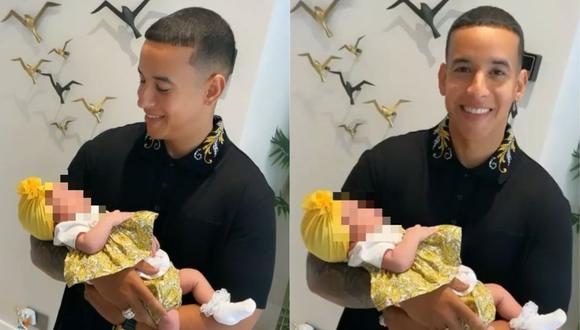 Daddy Yankee conoció a la hija de Natti Natasha y Raphy Pina. (Foto: Captura de Instagram)