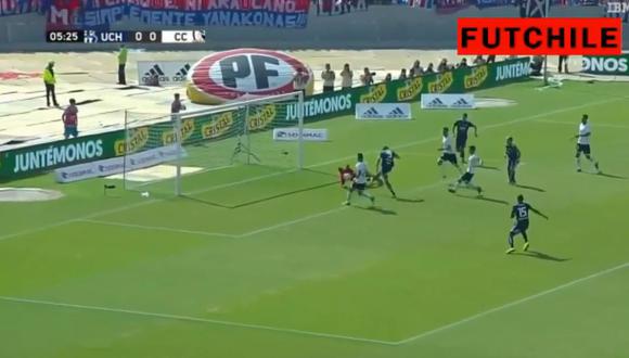 Mauricio Pinilla abrió el marcador en el U. de Chile vs. Colo Colo. (Foto: captura de YouTube)