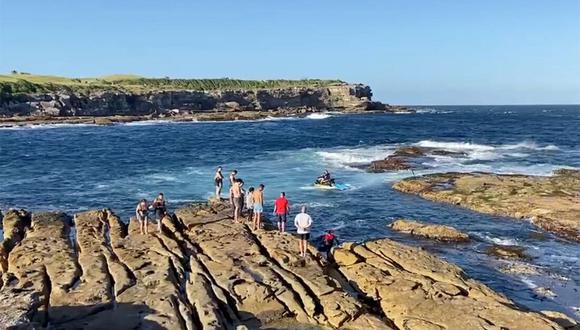 Un tiburón blanco mató a un nadador en la playa de Little Bay, en Australia. (Ayuntamiento de Randwick/Instagram).