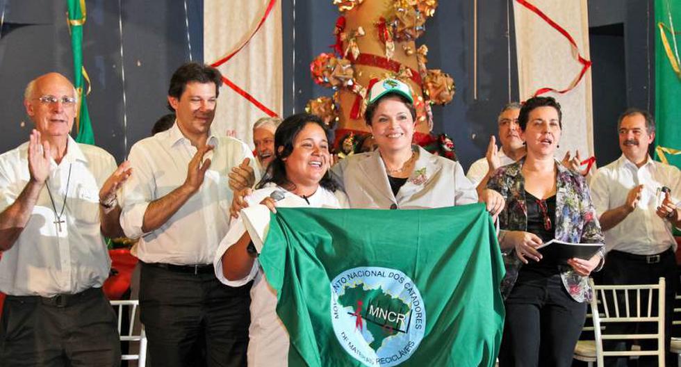 La presidenta fue recibida con honores en Palacio de Gobierno. (Foto: Dilma Rousseff/Flickr)