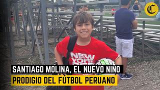 Santiago Molina, el niño prodigio que juega en EE.UU. y se inspira en Guerrero para brillar como futbolista | VIDEO