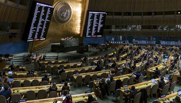 Vista de una votación en la Asamblea General de la ONU, en una fotografía de archivo. (Foto de Justin Lane / EFE)