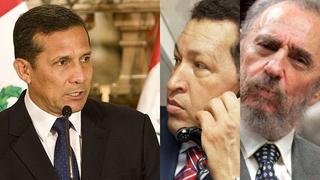 Humala afirma que el Perú no se alineará a la ALBA de Chávez y Castro