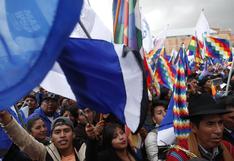 Bolivia: partido de Evo Morales inicia campaña con reducida concentración | FOTOS