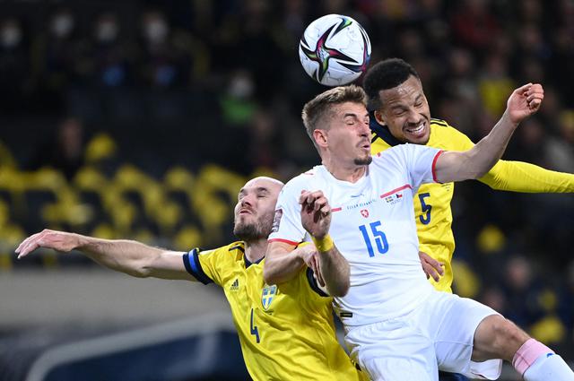 Suecia enfrentó a República Checa por las Eliminatorias Qatar 2022