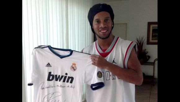Quién le regaló a Ronaldinho esta camiseta del Real Madrid? | | EL COMERCIO PERÚ
